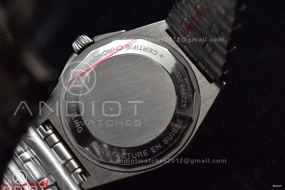 BLS Best Automatic Chronomat Factory Breitling 1:1 On Dial GMT Blue SS A2836 Edition Bracelet 40mm 0202